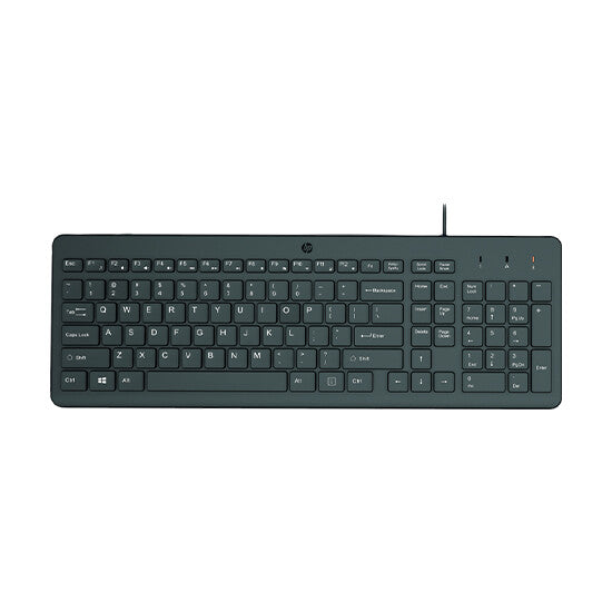HP KEYBOARD 150 WIRED, BLACK (BRAND NEW)