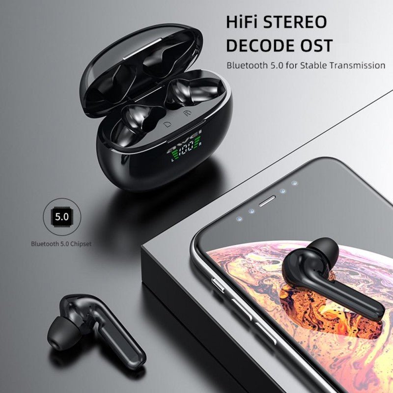 BLUETOOTH TWS EARBUDS AWEI T15P (BRAND NEW) - Cyber Shop Cyprus