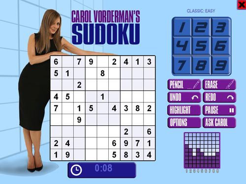 Carol Vorderman's Sudoku - Sony PSP (Used - Like New)