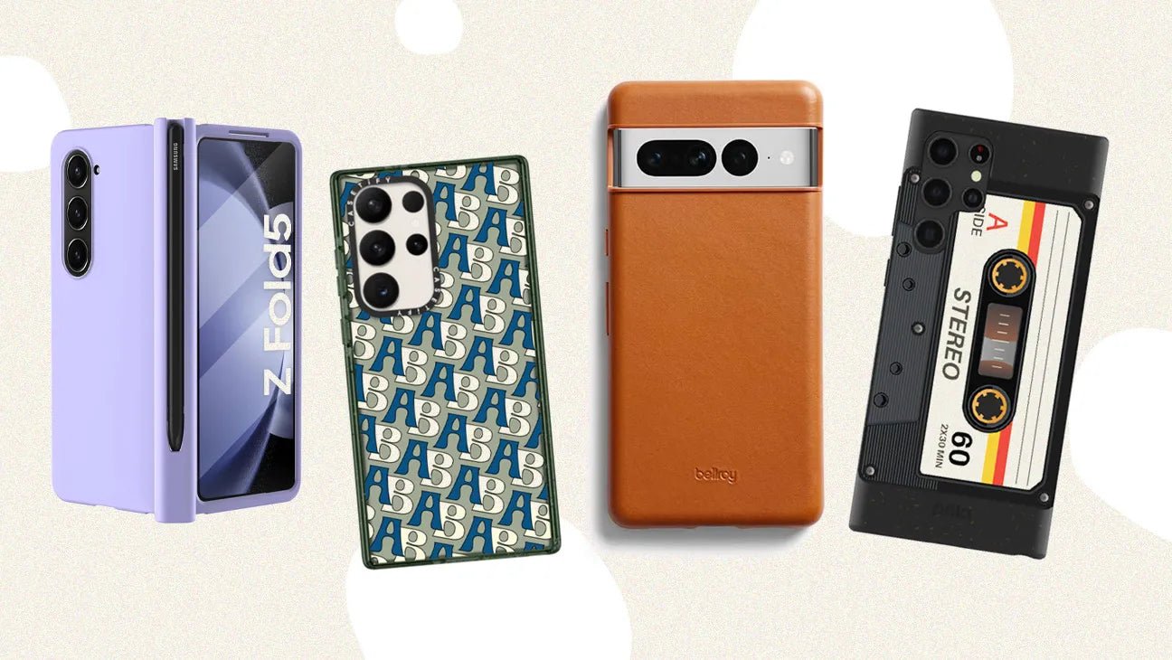  Collection of stylish Android phone cases in various colors and designs, offering protection and style for your device. Perfect for Android users in Cyprus looking for durable and trendy options.