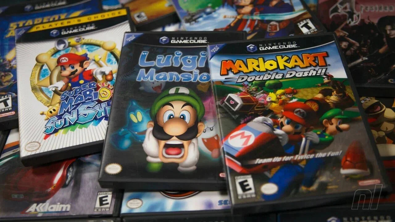 Wide selection of GameCube video games, featuring classic titles across various genres, perfect for retro gaming enthusiasts and collectors in Cyprus.