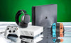 Essential gaming console accessories, including controllers, headsets, and charging docks, designed to enhance your gaming experience in Cyprus.
