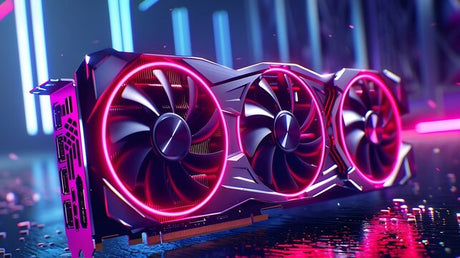 High-performance graphic cards, featuring the latest technology for gaming, design, and rendering, perfect for PCs in Cyprus.