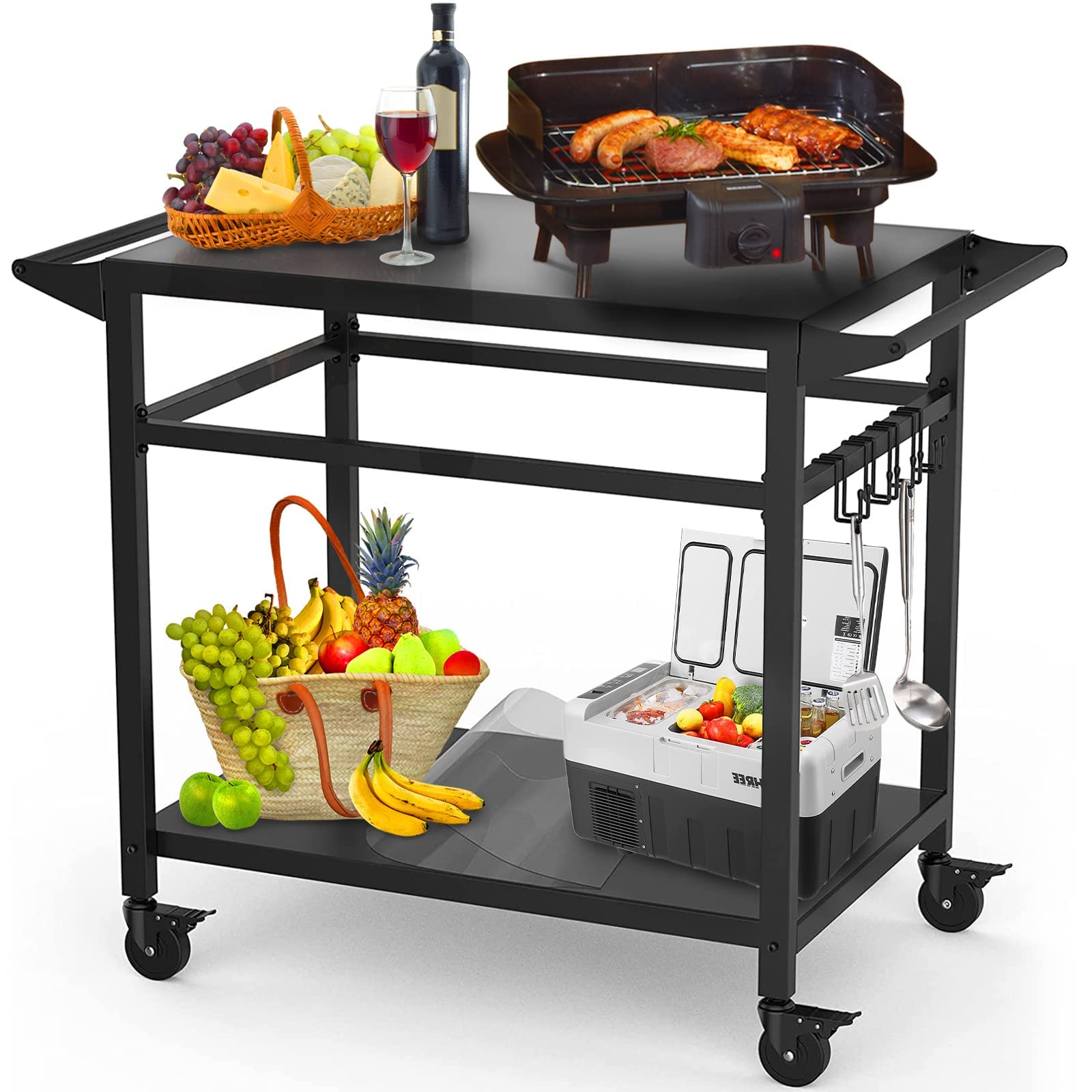Convenient grill tables, perfect for indoor and outdoor grilling, offering easy cooking and serving solutions for gatherings in Cyprus.