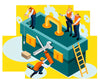 Professional software installation services highlighted, ensuring seamless setup of operating systems, productivity suites, and specialized applications for users and businesses in Cyprus.