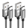Various wired chargers with durable cables, designed for fast and reliable charging of smartphones, tablets, and other devices.