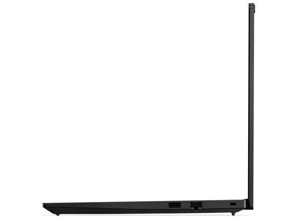 Black laptop on a white background