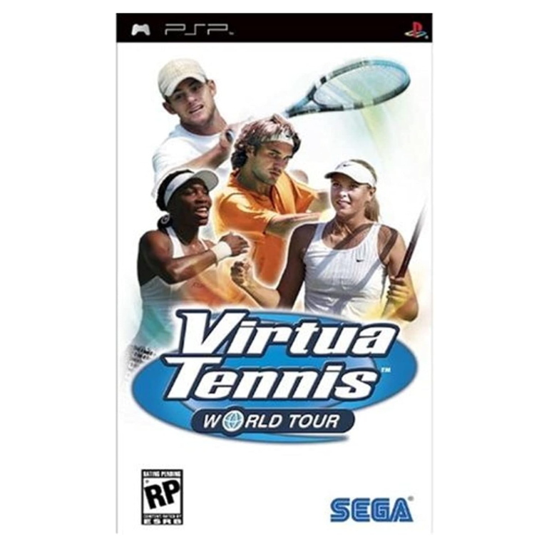 Virtua Tennis World Tour game case for PSP with Sega logo