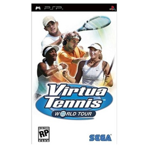 Virtua Tennis World Tour game case for PSP with Sega logo