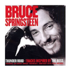 Album cover featuring Bruce Springsteen with text 'Thunder Road: Tracks Inspired by The Boss'.