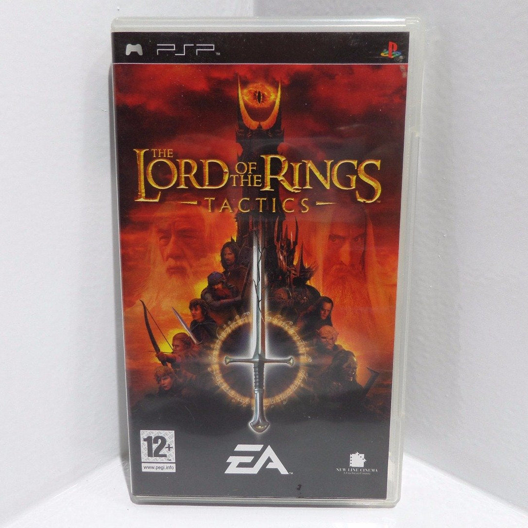 Game case for 'The Lord of the Rings: Tactics' on a white background