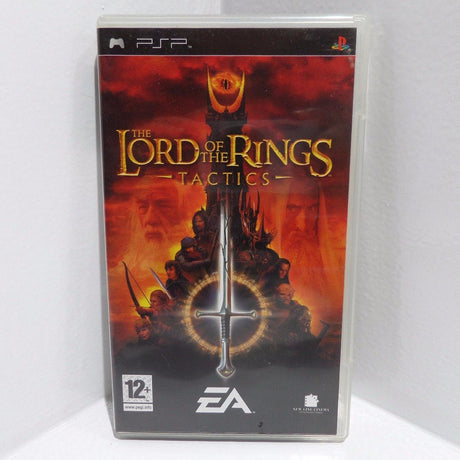 Game case for 'The Lord of the Rings: Tactics' on a white background