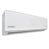 White Hyundai air conditioner on a white background