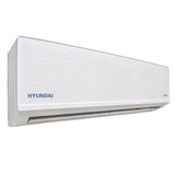 White Hyundai air conditioner on a white background