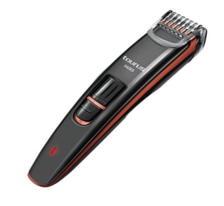 Hair trimmer with visible brand logo on a white background