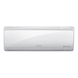 Samsung air conditioner on a white background