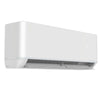 White air conditioning unit on a white background