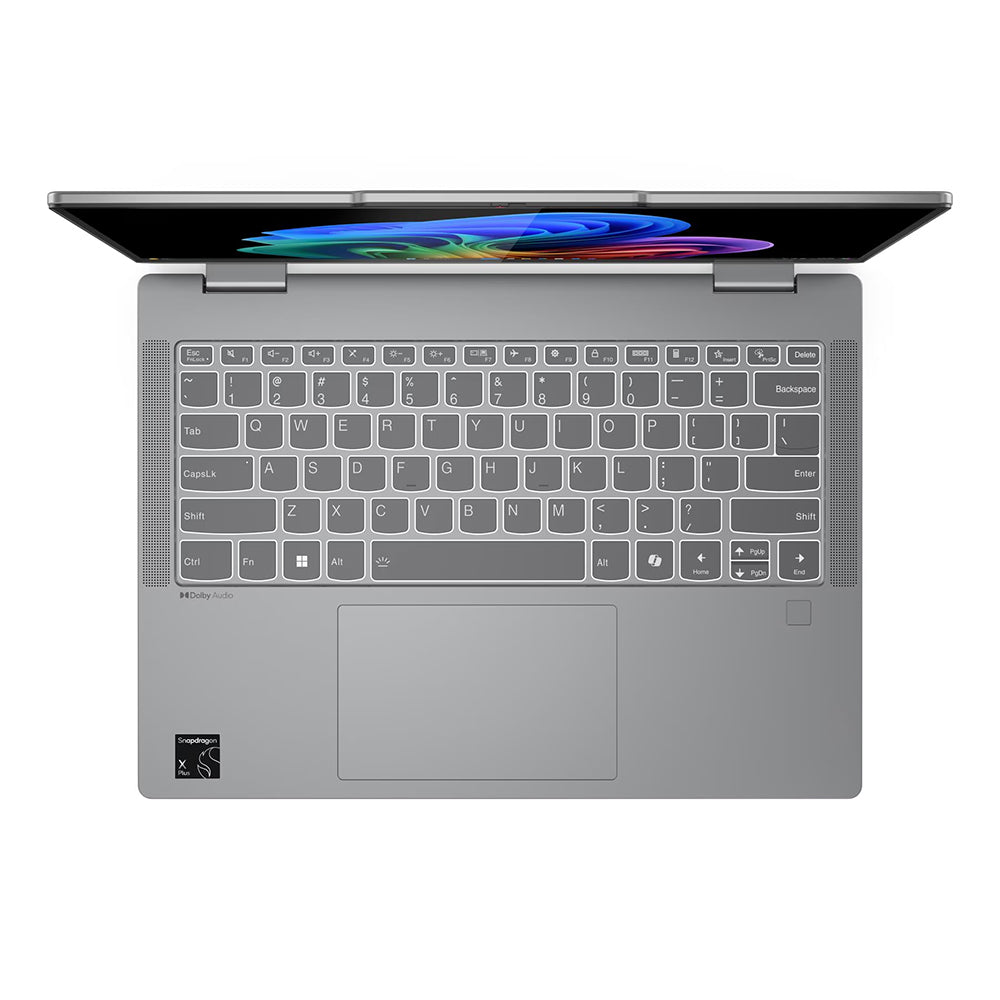 LENOVO NOTEBOOK IDEAPAD 5 2 IN 1 14Q8X9, SNAPDRAGON X PLUS X1P-42-100, 3.4GHz/30MB, 8C, 45 TOPS, 16GB, 1TB SSD M.2 2242 PCIe4 (BRAND NEW)