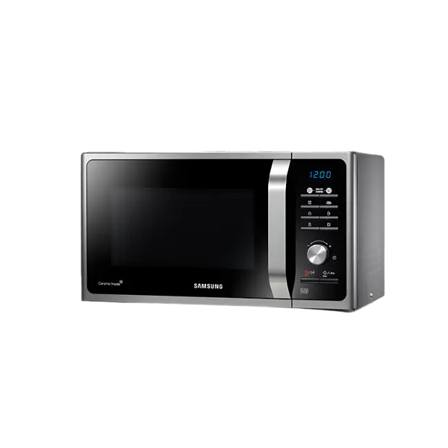 Samsung microwave oven on a white background