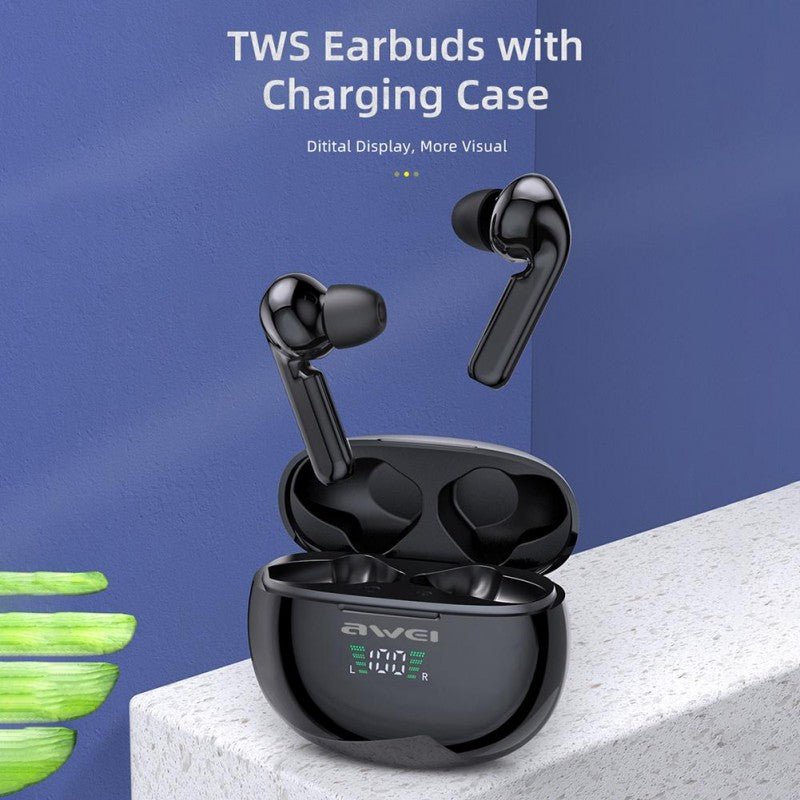 BLUETOOTH TWS EARBUDS AWEI T15P (BRAND NEW) - Cyber Shop Cyprus