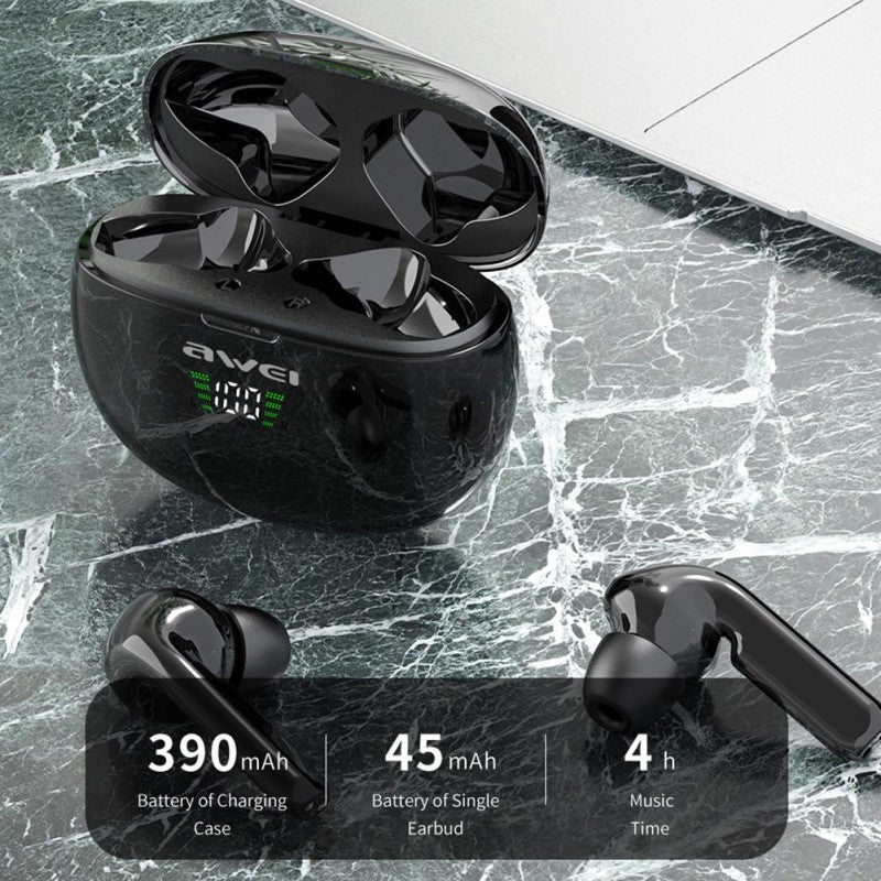 BLUETOOTH TWS EARBUDS AWEI T15P (BRAND NEW) - Cyber Shop Cyprus