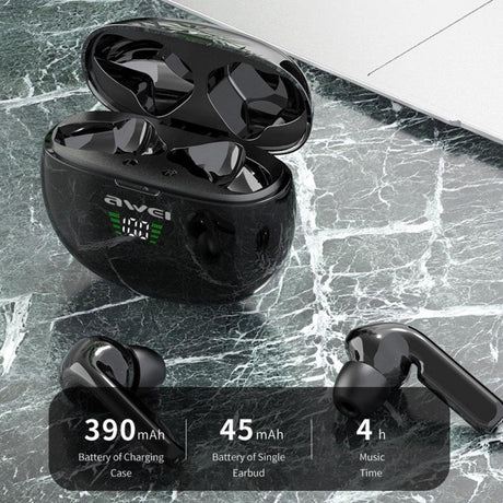 BLUETOOTH TWS EARBUDS AWEI T15P (BRAND NEW) - Cyber Shop Cyprus