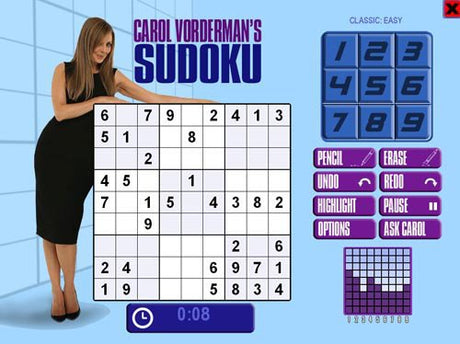 Carol Vorderman's Sudoku - Sony PSP (Used - Like New)