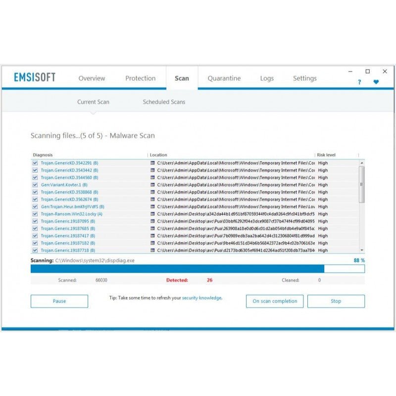 EMSISOFT ANTI - MALWARE HOME / 1 YEAR / 1 PC DIGITAL LICENCE - Cyber Shop Cyprus