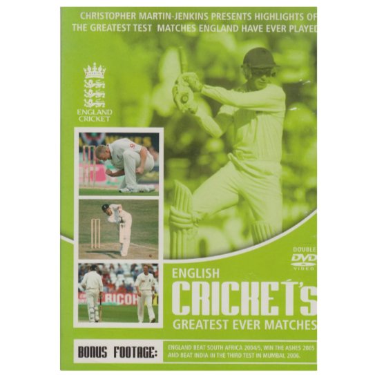 English Crickets Greatest Ever Matches - DVD Video (Used - Like New) - Cyber Shop Cyprus