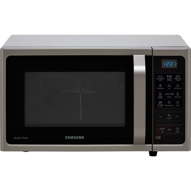 Samsung microwave oven on a white background