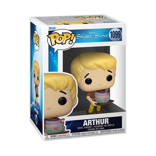 Funko Pop! vinyl figure packaging with 'Arthur' character on a white background