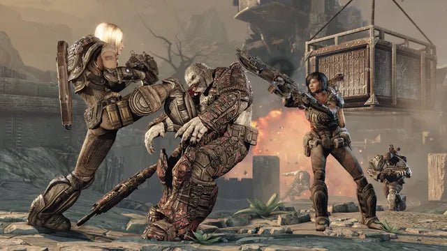 Gears of War XBOX 360 English Chinese Text Rare NTSC - J (Used - Like New) - Cyber Shop Cyprus