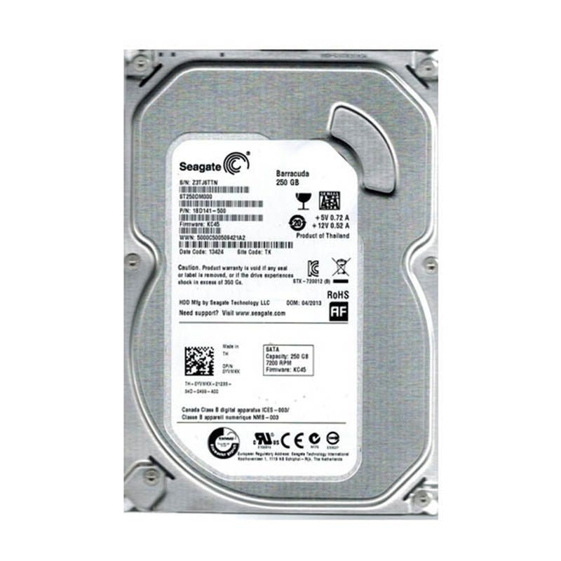 HDD SEAGATE 250 GB BARRACUDA 3.5 SATA ST250DM000 (REFURBISHED) - Cyber Shop Cyprus
