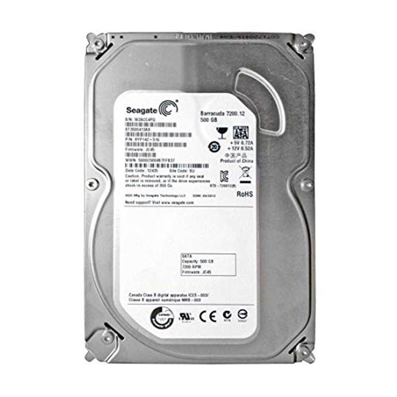 HDD SEAGATE 500 GB BARRACUDA / 3.5INCH SATA HDD (REFURBISHED) - Cyber Shop Cyprus