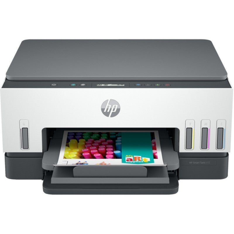HP PRINTER ALL IN ONE INKJET COLOR SMART TANK HOME - OFFICE 670 A4, PRINT, SCAN, COPY - Cyber Shop Cyprus