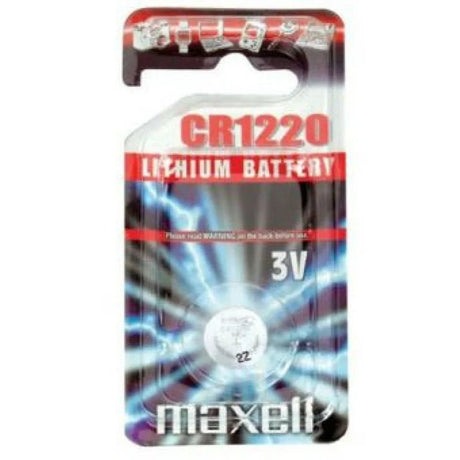 MAXELL BATTERIES CR1220 1PC BLIST PK 4902580102982 - Cyber Shop Cyprus