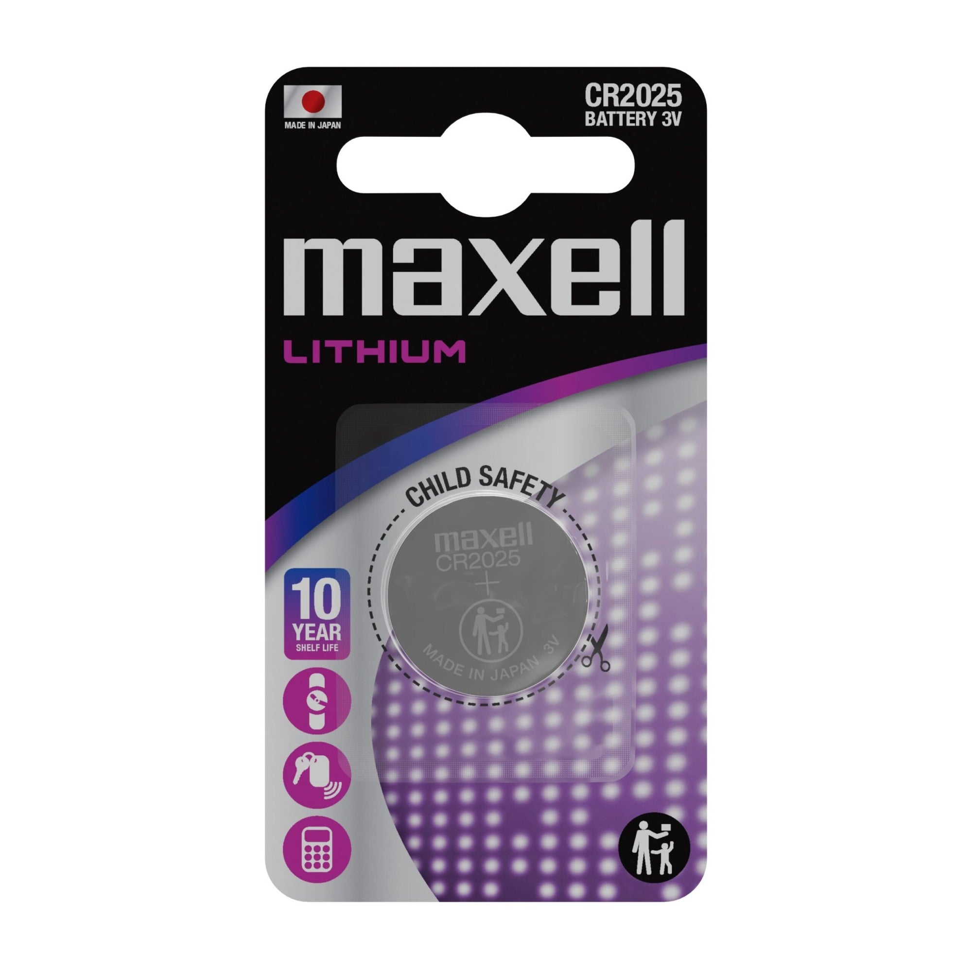 MAXELL BATTERIES CR2025 1PC BLIST PK 4902580103033 - Cyber Shop Cyprus