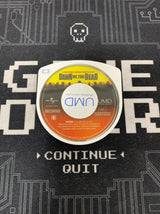 UMD disc on a textured surface with game interface text