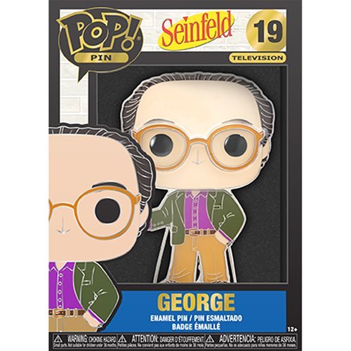 Seinfeld George Large Enamel Funko Pop! Pin (BRAND NEW) - Cyber Shop Cyprus