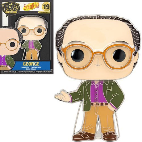 Seinfeld George Large Enamel Funko Pop! Pin (BRAND NEW) - Cyber Shop Cyprus