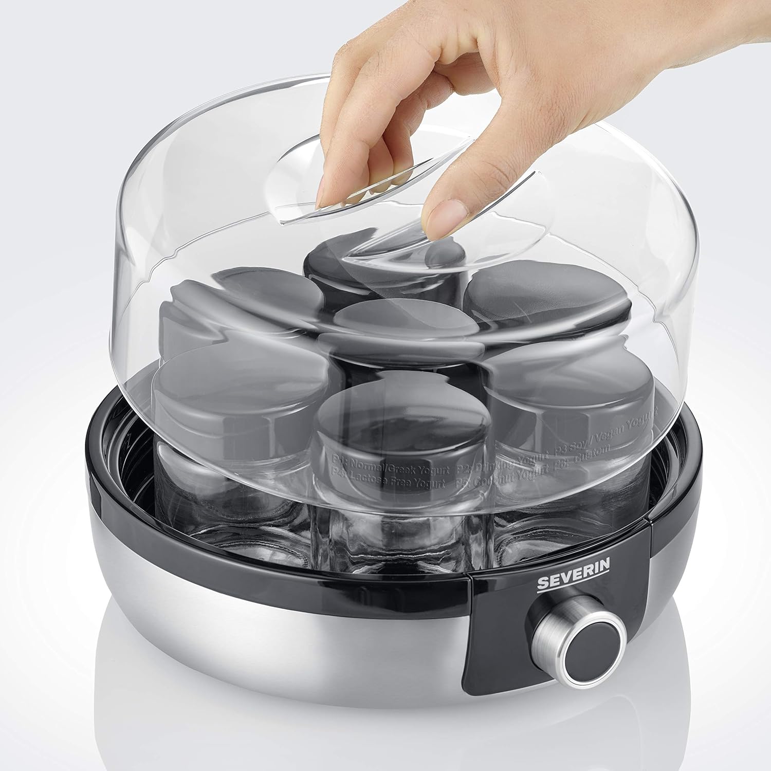 SEVERIN DIGITAL YOGHURT MAKER WITH AUTOMATIC PROGRAMS (BRAND NEW) - Cyber Shop Cyprus