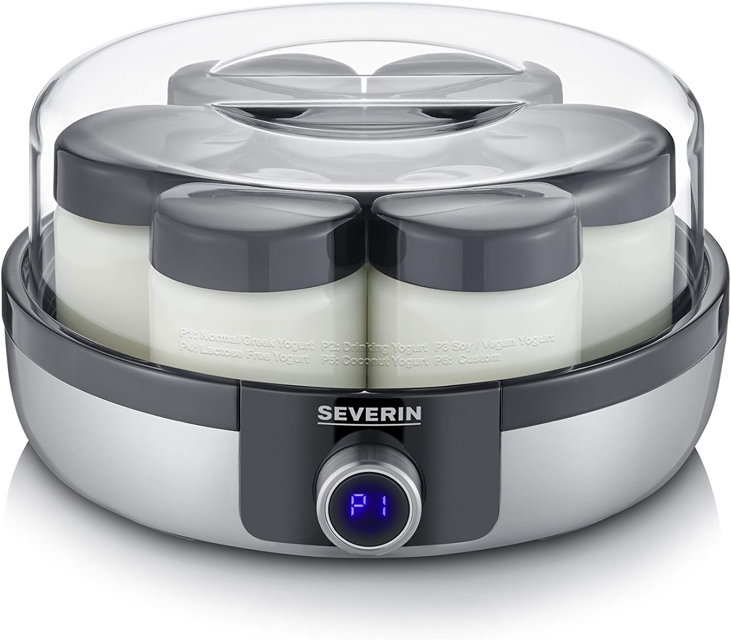 SEVERIN DIGITAL YOGHURT MAKER WITH AUTOMATIC PROGRAMS (BRAND NEW) - Cyber Shop Cyprus