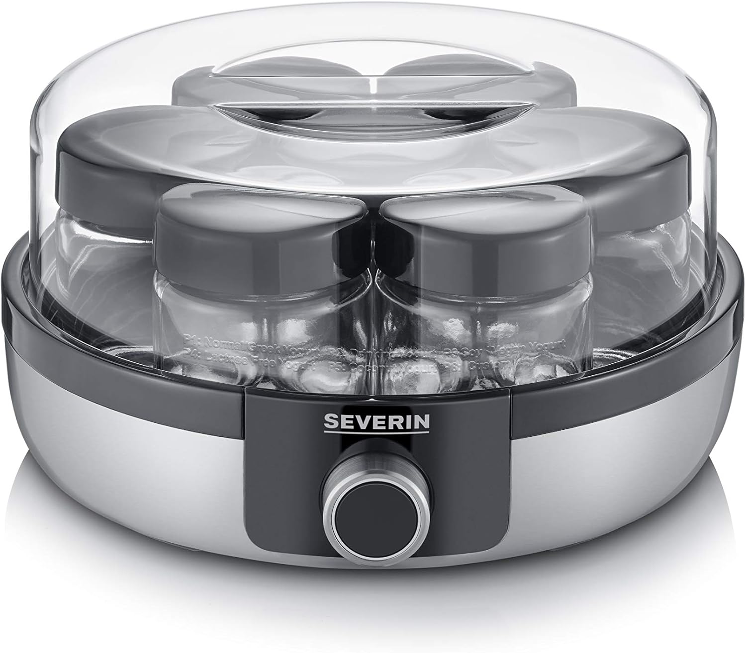 Severin 3519 yoghurt (13 W, 14 kruiken, recept), wit en rood Severin 3519 yoghurt (13 W, 14 kruiken, recept), wit en rood