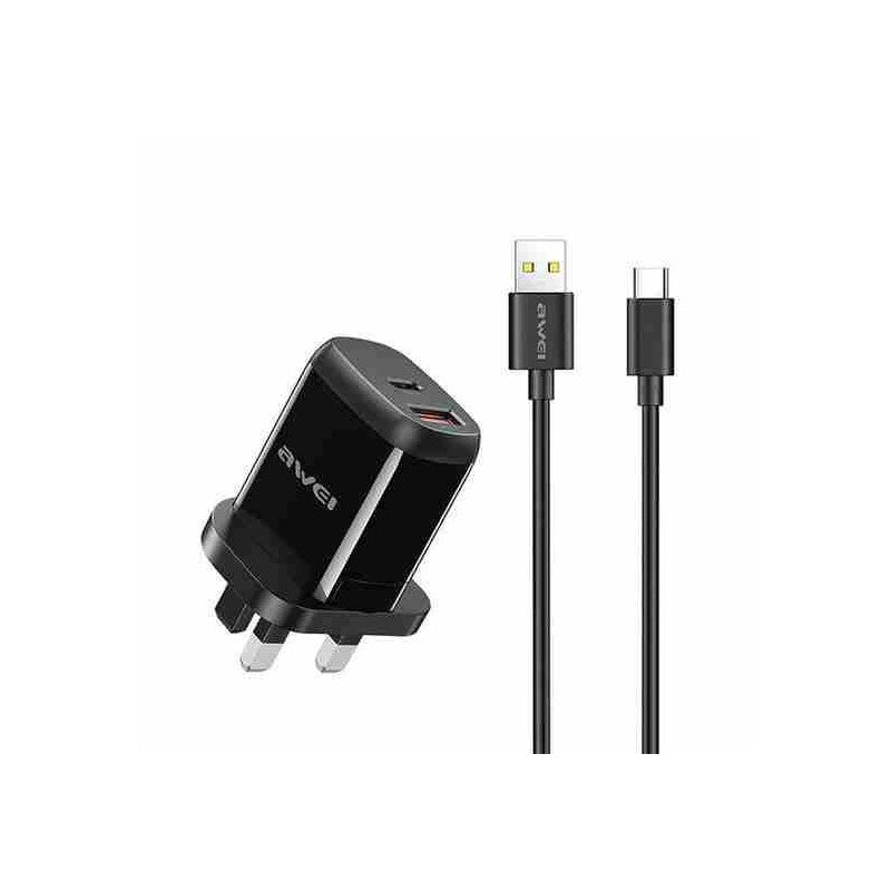 SMARTPHONE CHARGER ADAPTER AWEI PD1 20W (BRAND NEW) - Cyber Shop Cyprus