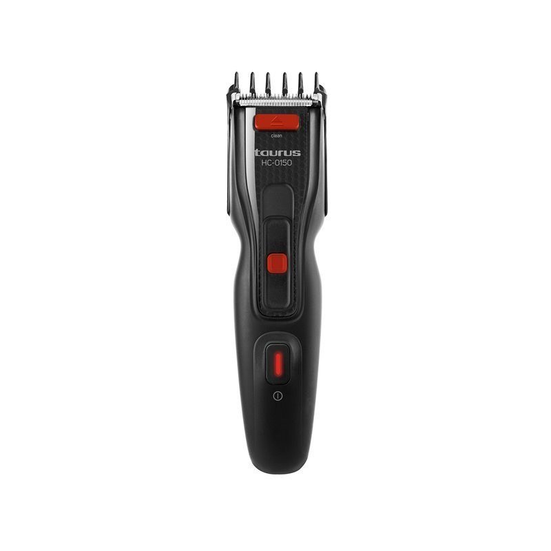 Hair trimmer with Taurus branding on a white background