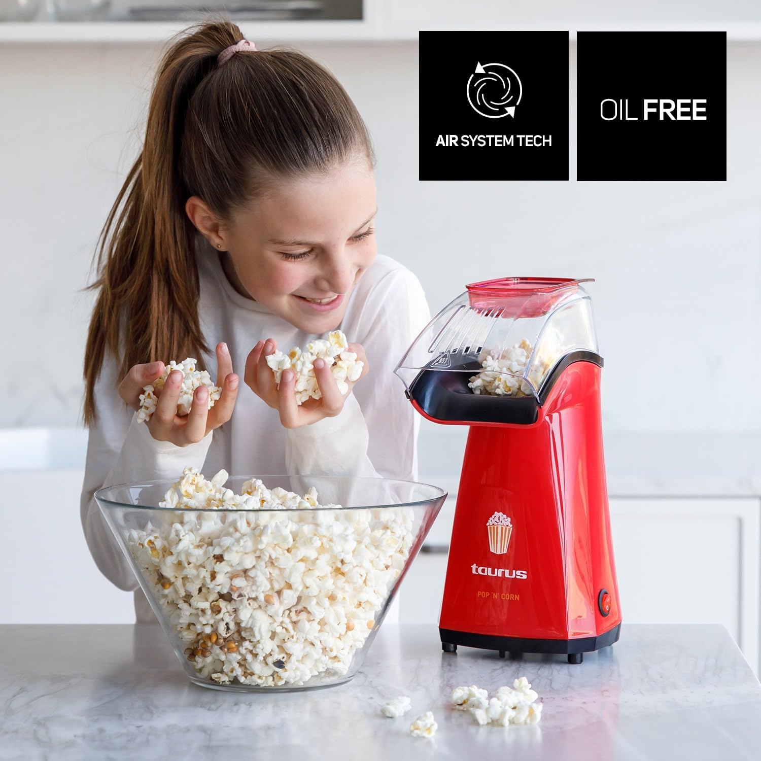 TAURUS POPCORN MAKER 1100W (BRAND NEW) - Cyber Shop Cyprus