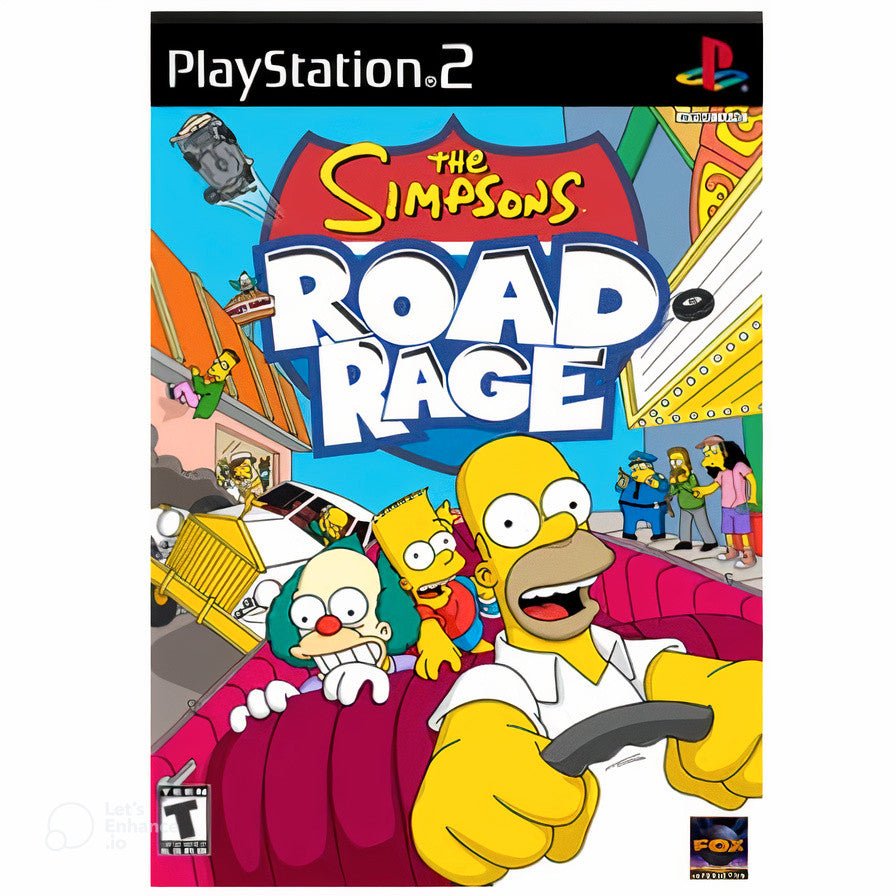 The Simpsons: Road Rage - PAL - PlayStation 2 (PS2) (Used) - Cyber Shop Cyprus