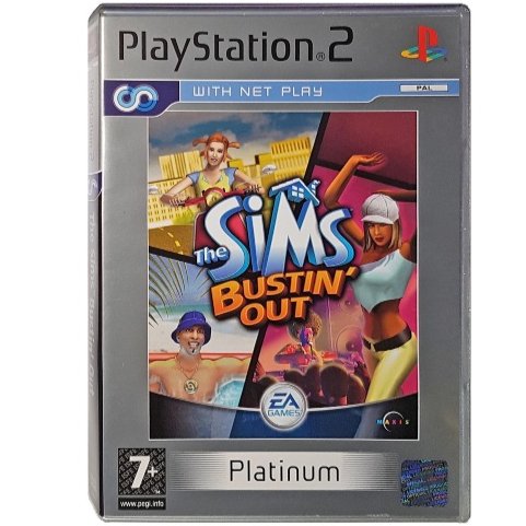 The Sims Bustin' Out (Platinum) - PlayStation 2 - PS2 (Used) - Cyber Shop Cyprus