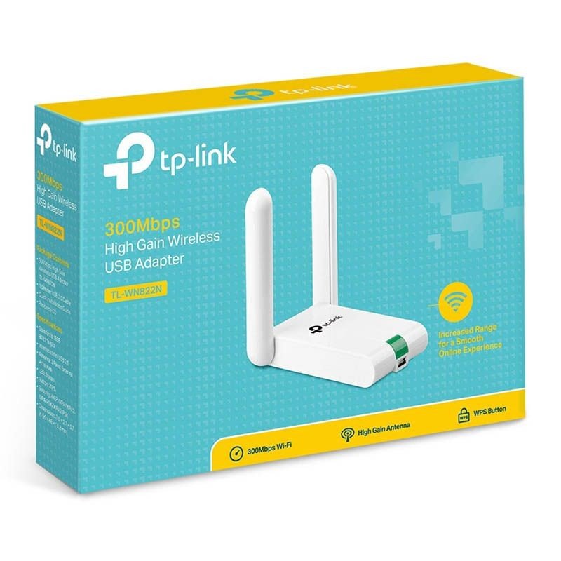 TP - LINK USB WIRELESS ADAPTER TL - WN822N 300MBPS (BRAND NEW) - Cyber Shop Cyprus
