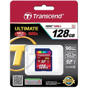 TRANSCEND MEMORY CARD SD 128GB SDXC (BRAND NEW) - Cyber Shop Cyprus